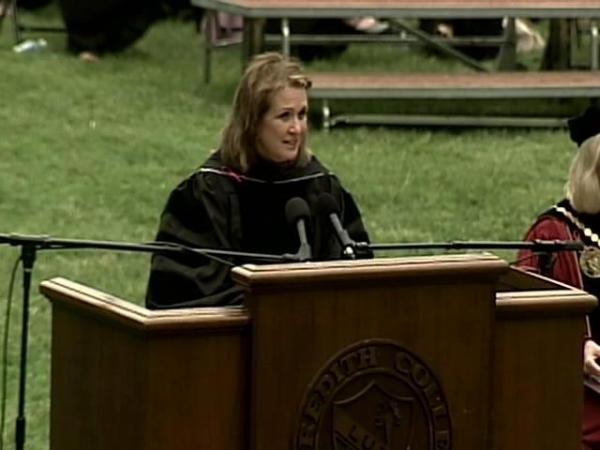WEB ONLY: Elizabeth Edwards Addresses Meredith Graduates