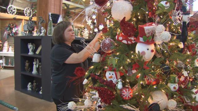 Christmas tree decorating a joy for Raleigh woman
