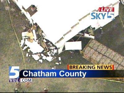 Chatham Co. Truck In Building
