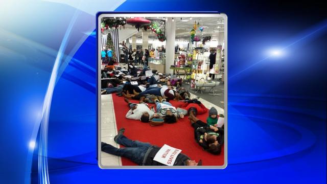 Holiday shopping, traffic disrupted by protesters at Southpoint Mall