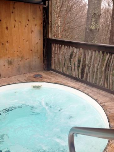Shoji Retreats in Asheville offers private outdoor hot tubs.