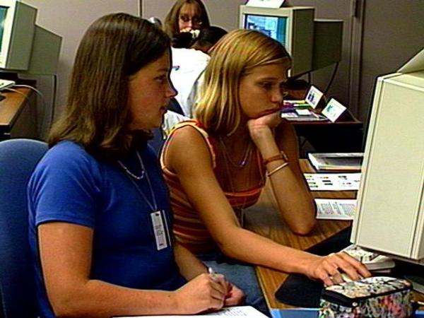 The IBM-sponsored camp is designed to encourage girls to pursue careers in technology.(WRAL-TV5 News)
