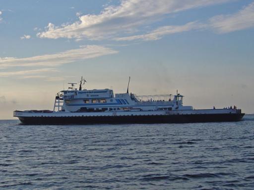 The ferry Carteret on the water in a picture taken by the NC DOT. 