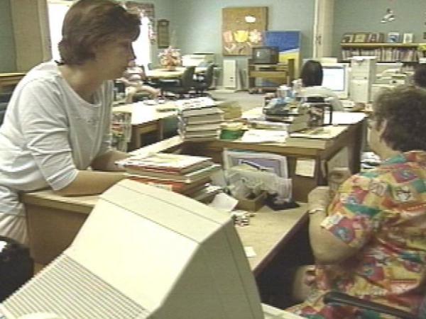 A Johnston County library is "throwing the book" at people with overdue books.(WRAL-TV5 News)