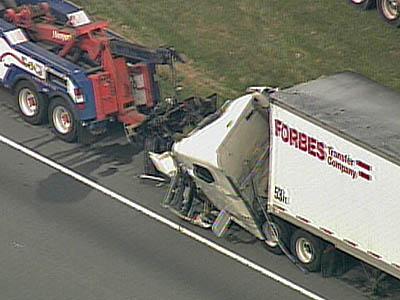 WEB ONLY: Sky 5 Coverage of I-95 Wreck