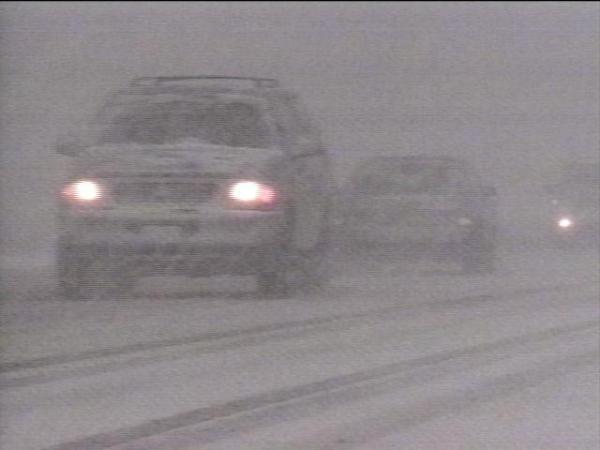 Snow fell at the rate of almost 2 inches an hour at one point in Boston.(WRAL-TV5 News)
