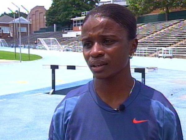 Chapel Hill's Nicole Gamble has her sights set on gold at the 2000 Summer Olympics.(WRAL-TV5 News)
