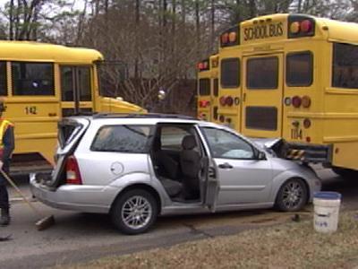 School Bus - Car Accident