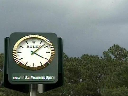 Players, Officials Cope With Weather at U.S. Women's Open