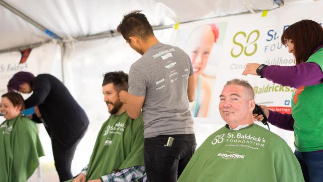 2016: St. Baldrick's Foundation raises money with Raleigh head-shaving event