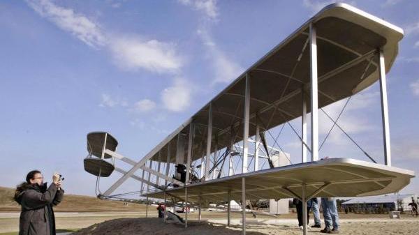 Piece of Wright brothers history to fly again -- on Mars
