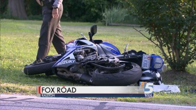 Man charged after 125 mph Raleigh motorcycle chase 