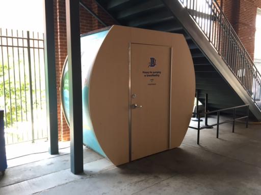 Durham Bulls install private space for breastfeeding moms