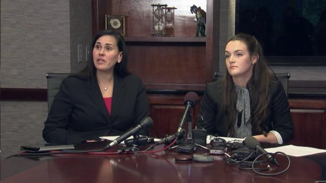 Web only: UNC student's news conference about alleged rape