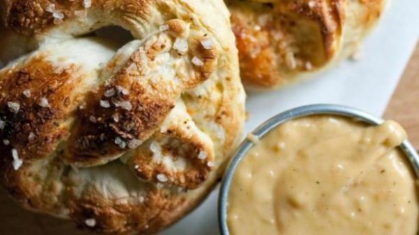 Pub-style pretzels and beer cheese sauce. (Photo Courtesy HGTV)