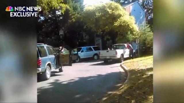 Cellphone video shows Charlotte police shooting