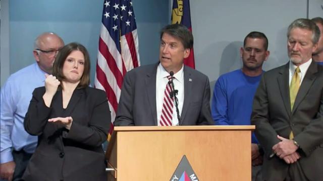McCrory discusses Charlotte shooting