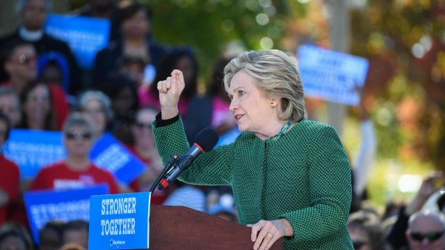 Hillary Clinton rallies in Raleigh