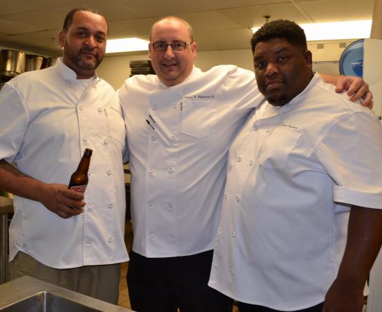 Sedgefield Culinary Crushers: Isaac Spencer, Captain Chef James "JP" Patterson, Tim Alston (Competition Dining)