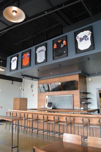 The Bullpen will feature local craft beer, including Bull Durham Beer Company, and food from Heavenly Buffaloes.