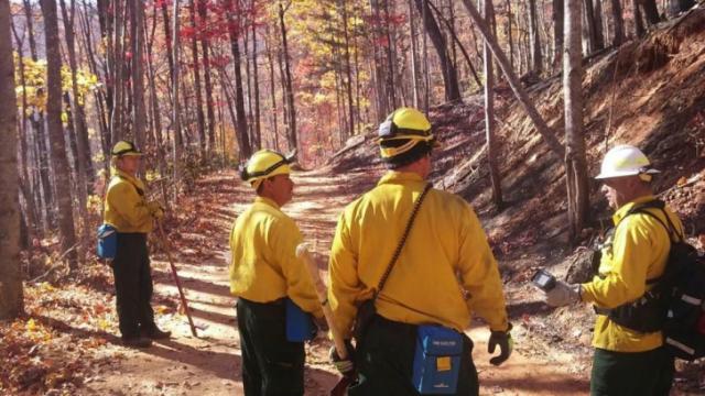 Durham firefighters fight western NC wildfires
