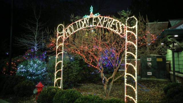 2016 Holiday Express at Pullen Park