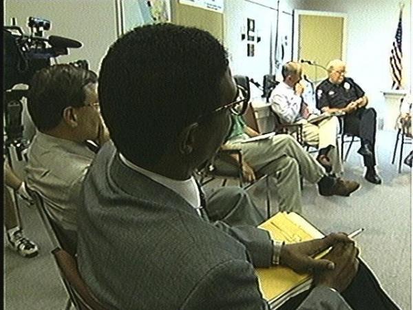 Carrboro town leaders met with five men falsely arrested in February and the men's families.