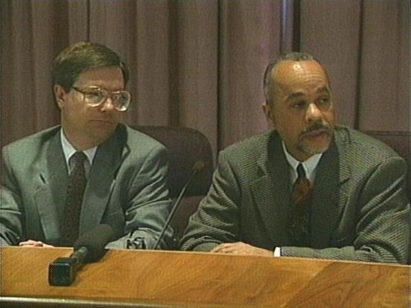 David Smith (L) and Kenneth Spaulding