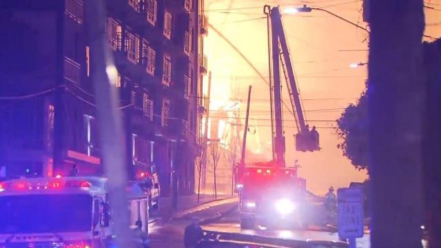 Listen: Firefighter radio documents historic fire