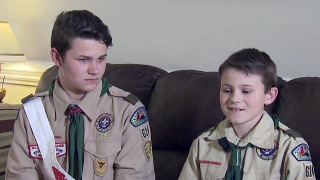 Boy Scout wins national award for saving brother's life