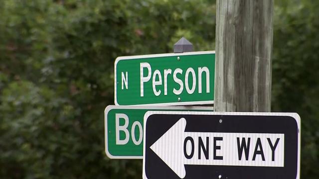 Person, Blount streets to narrow near downtown Raleigh