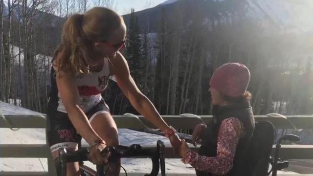 Inspirational mom, daughter compete in Ironman Triathlon