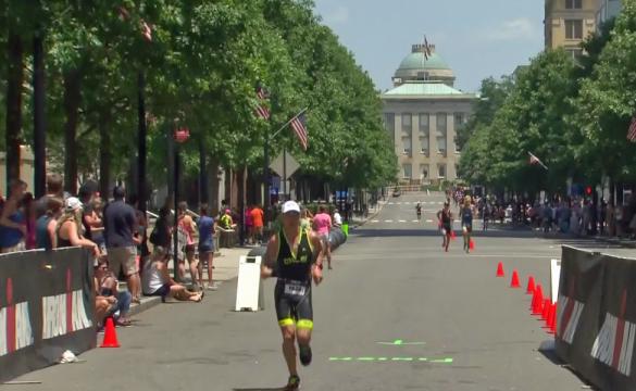 More than 2,000 athletes from across the country endured a grueling race in the Triangle Sunday at the Ironman Triathlon, which began at Jordan Lake and ended 70.3 miles later in downtown Raleigh.