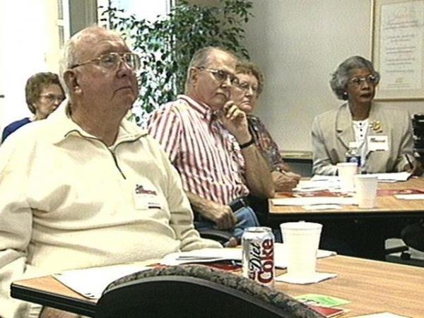 Members of AARP are on the lookout for companies that take advantage of seniors by learning to spot them and to report them to authorities