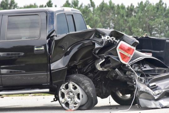 A woman was killed Saturday afternoon following a crash in Johnston County. 