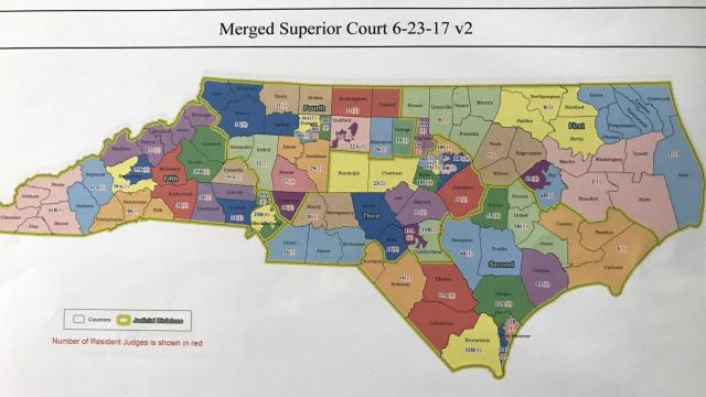 House Republicans seek to change the boundaries of Superior and District Court districts statewide.