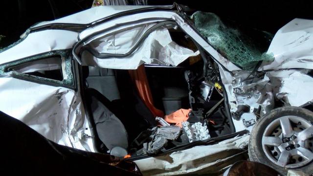 Pickup truck, car involved in Four Oaks T-bone crash; 1 dead