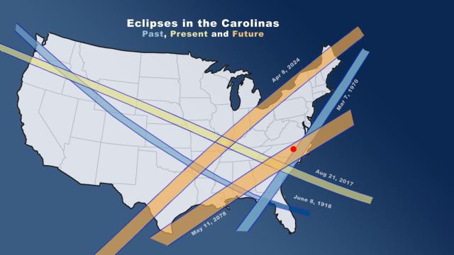 The total solar eclipse sweeping across the continental united states is a rare sight, but how rare?