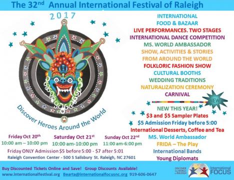 International Festival Flyer