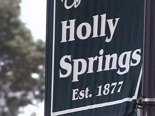 Holly Springs flag, Holly Springs sign
