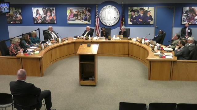 Superintendent Jim Merrill announces retirement during school board meeting