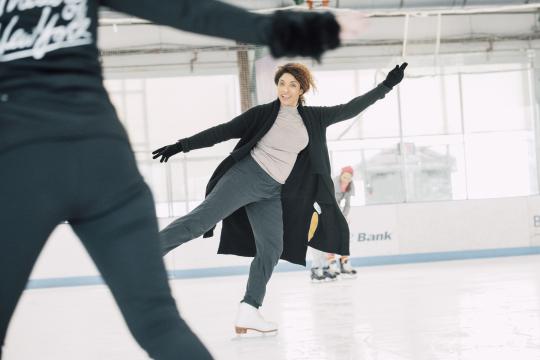 Vocalist on Ice Inspired by Skating Rivalry