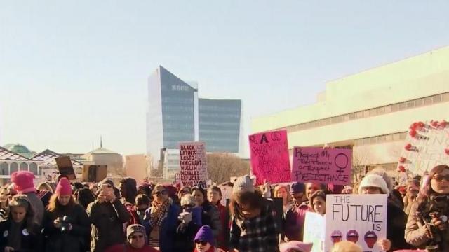 Thousands participate in Raleigh's second Women's March