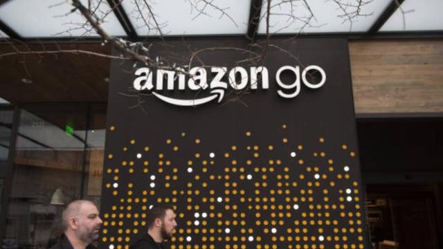 No checkout lines: Amazon opens its first grocery store