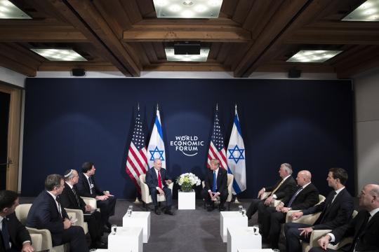 In Davos, Trump Wins Praise as a Pragmatist