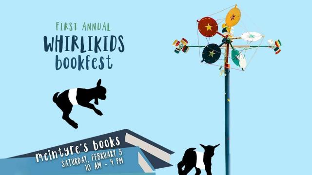 Attention book lovers: McIntyre's Books lines up picture book, middle grade authors for first Whirlikids Book Festival