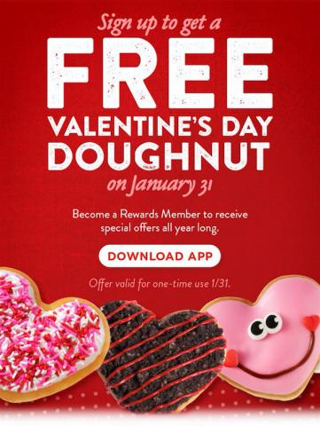 Krispy Kreme free doughnut offer