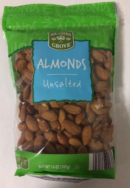 Southern Grove Unsalted Almond 14 oz