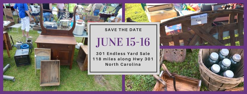 Annual 301 Endless Yard Sale June 15-16