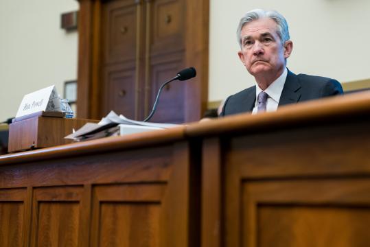 Fed Chair Powell Indicates He’ll Keep Bolstering Growth in Public Debut